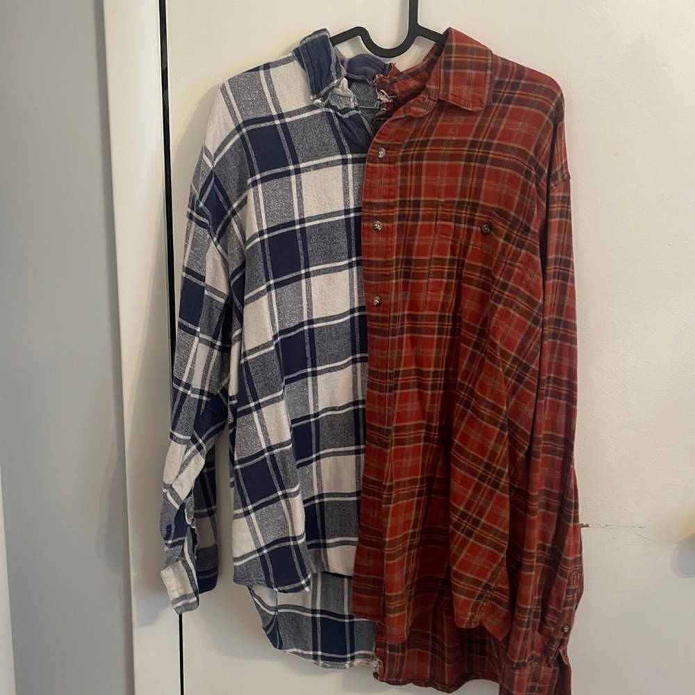 Half and half Flannel